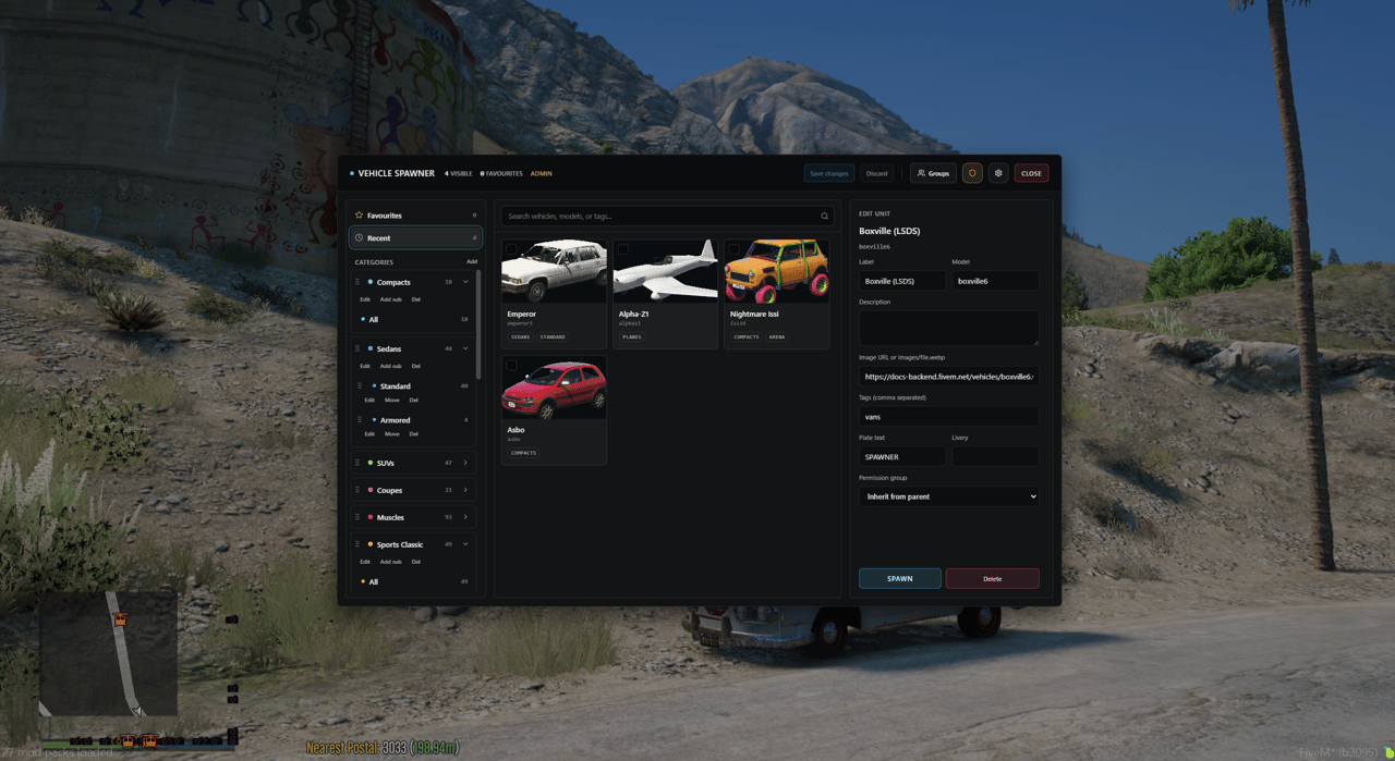 Vehicle Spawner media 5