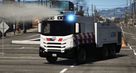 Police Water Cannon (Smart Vehicle)