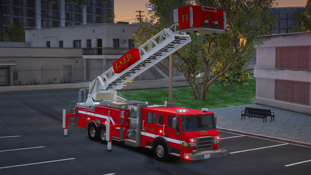 American Rearmount Ladder (Smart Vehicle)